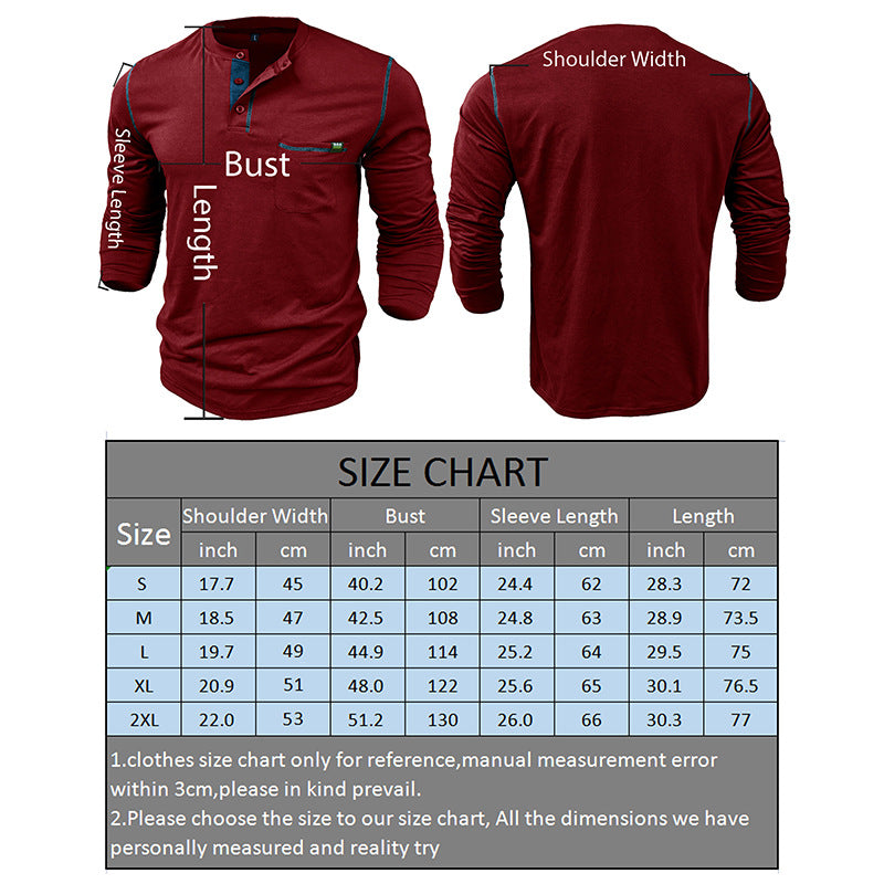 Casual Long Sleeves T Shirts for Men
