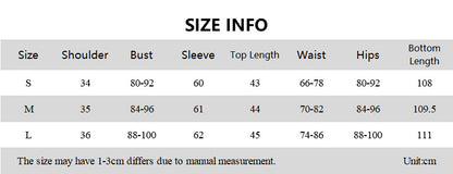 Fashion Women Floral Print Two Pieces Suits