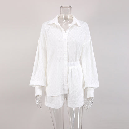 Designed Shirts & Shorts Two Pieces Suits for Women