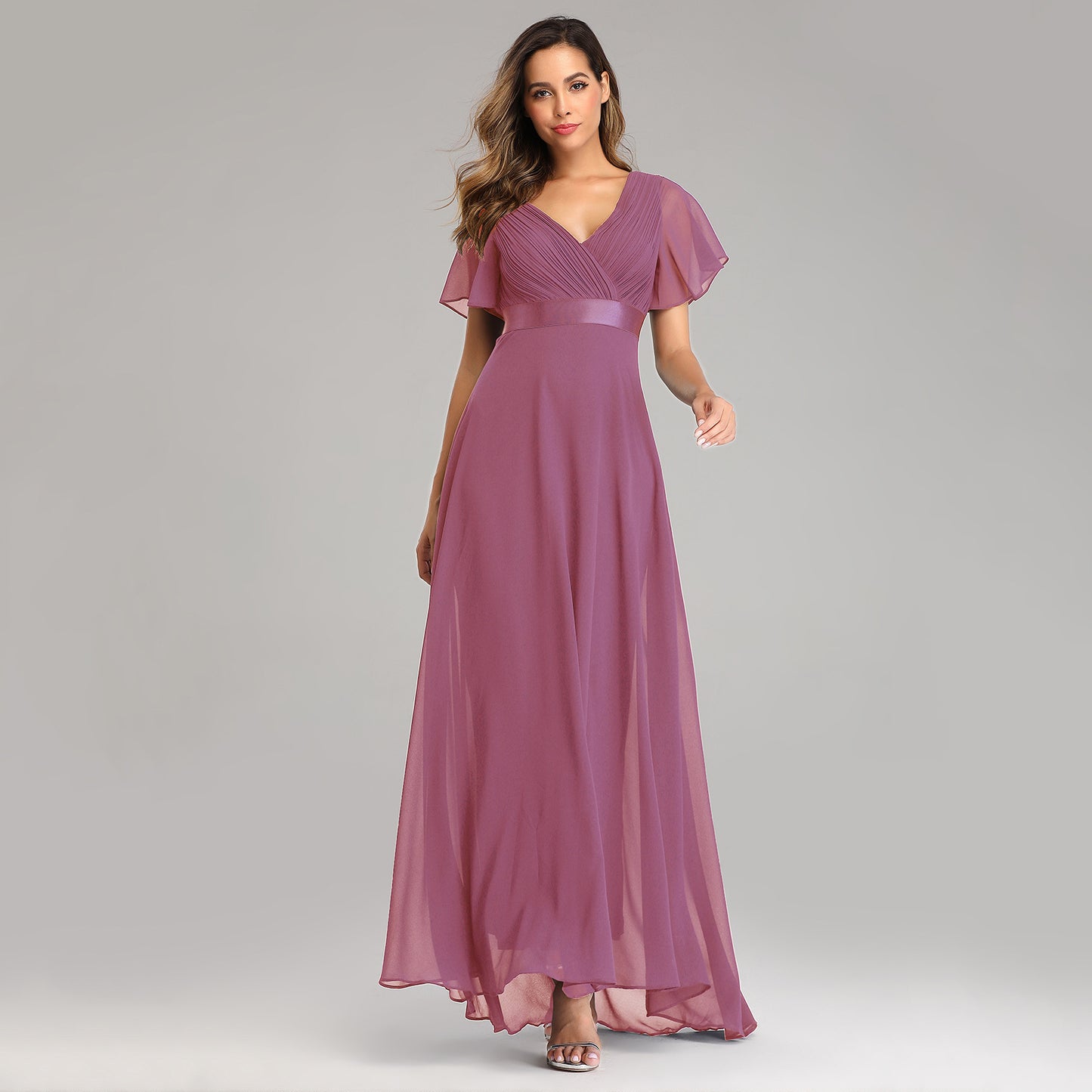 Elegant Chiffon Plus Sizes Bridesmaid Dresses