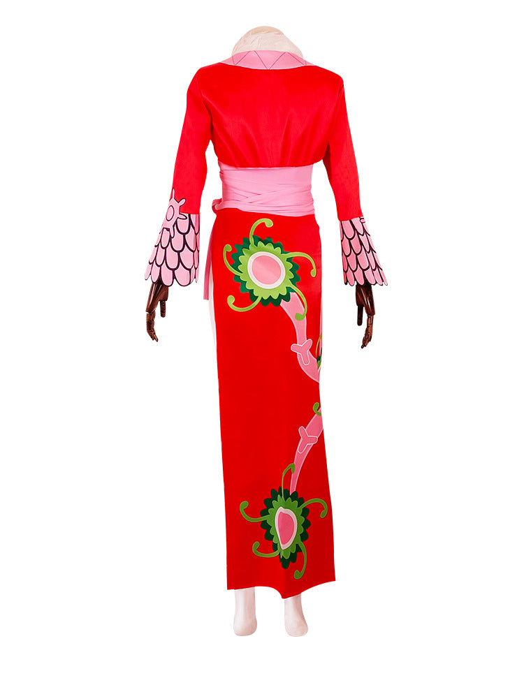 One Piece Boa·Hancock Cheongsam Cosplay Costume 1403