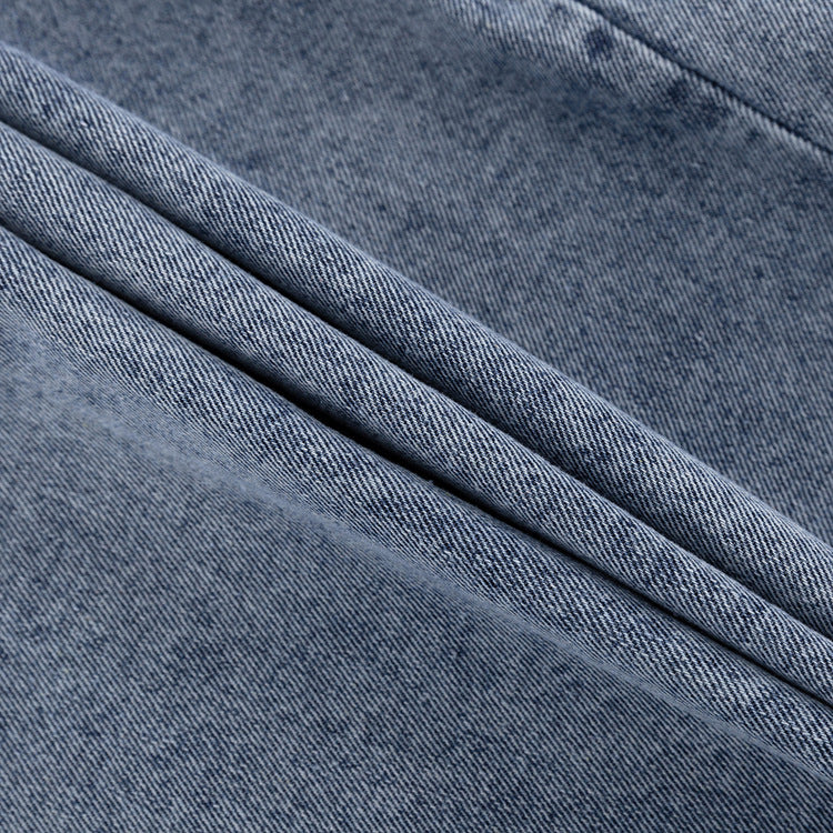 Fashion High Waist Split Front Denim Sheath Skirts