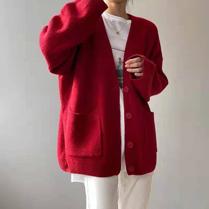 Casual Women Knitted Cardigan Sweaters