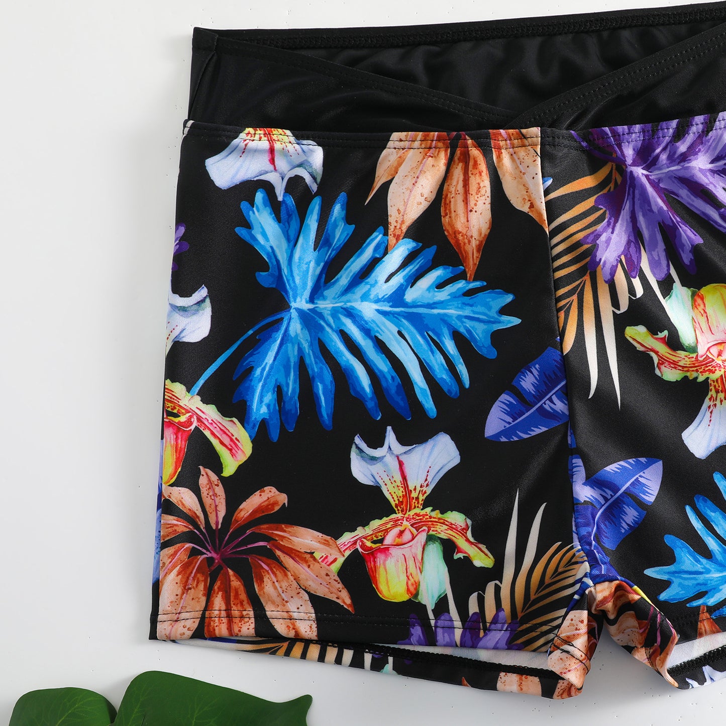 Sexy Floral Print  Summer Boxer Swimsuits