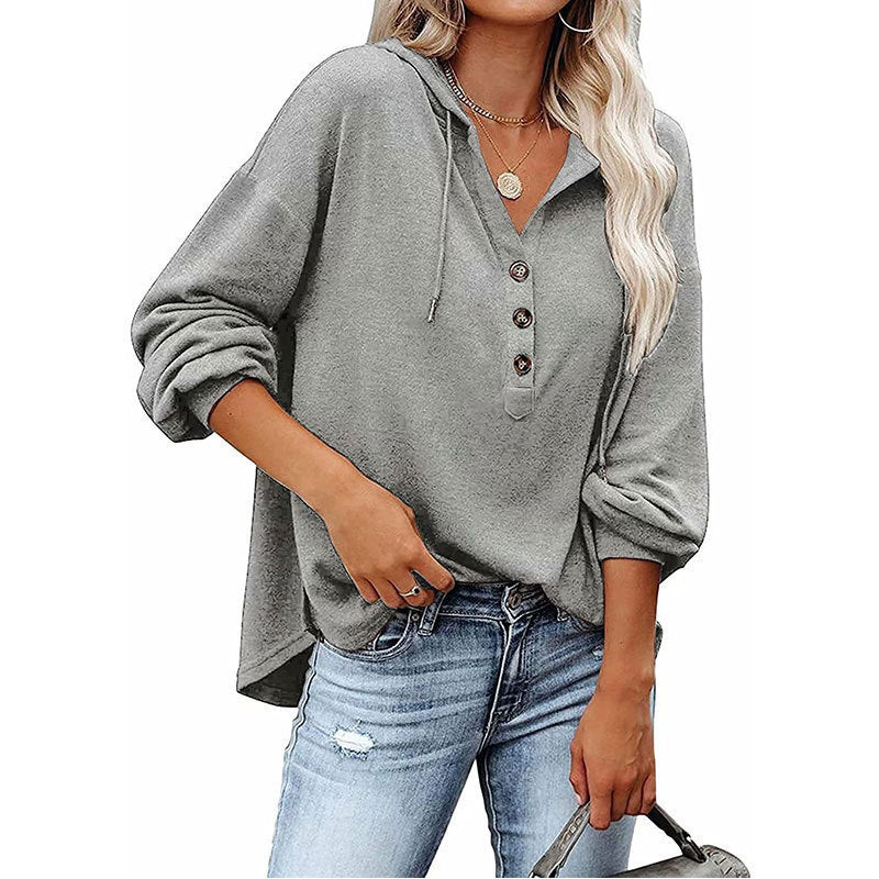 Casual Long Sleeves Hoodies Shirts for Women