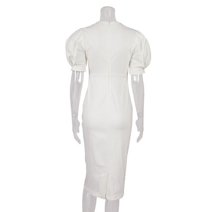 Sexy Short Sleeves Sheath Dresses