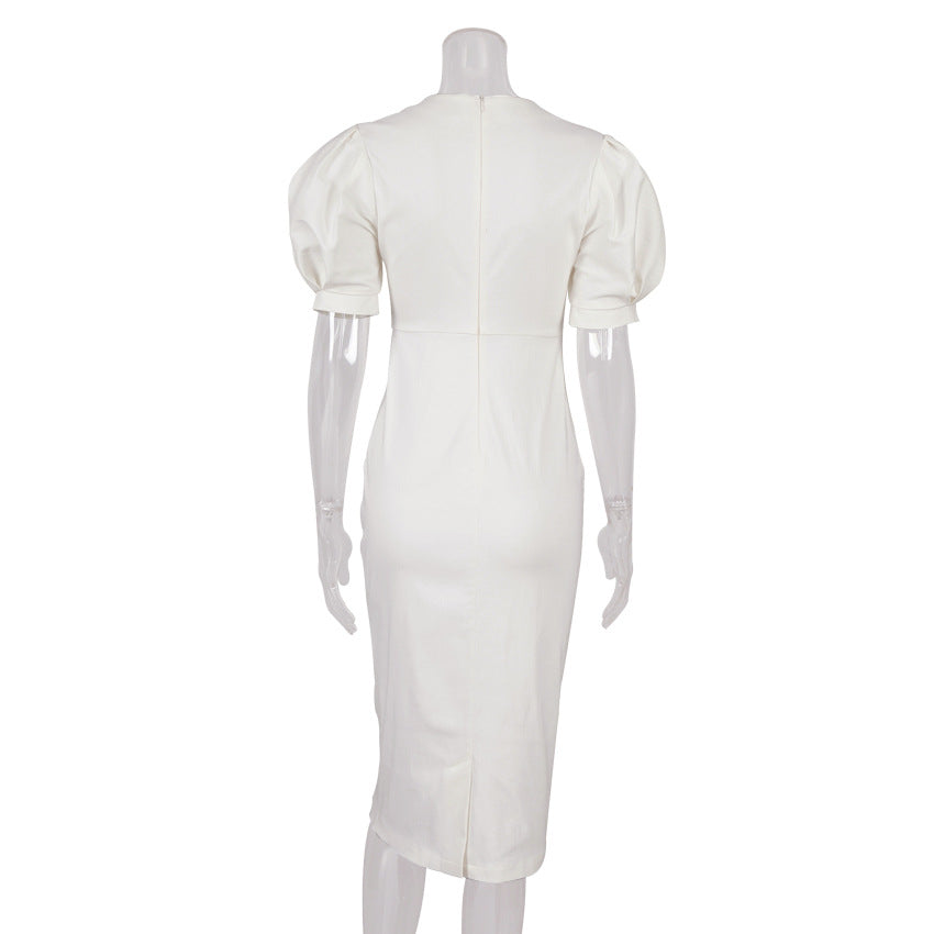 Sexy Short Sleeves Sheath Dresses