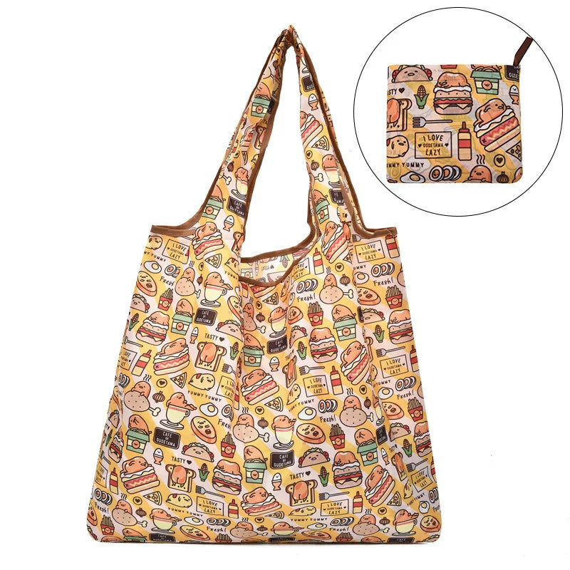 Cartoon Animal Foldable Eco Shopping Bag