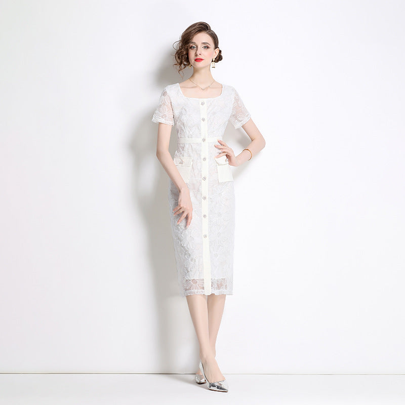 Designed Luxury Elegant Summer Lace Dresses