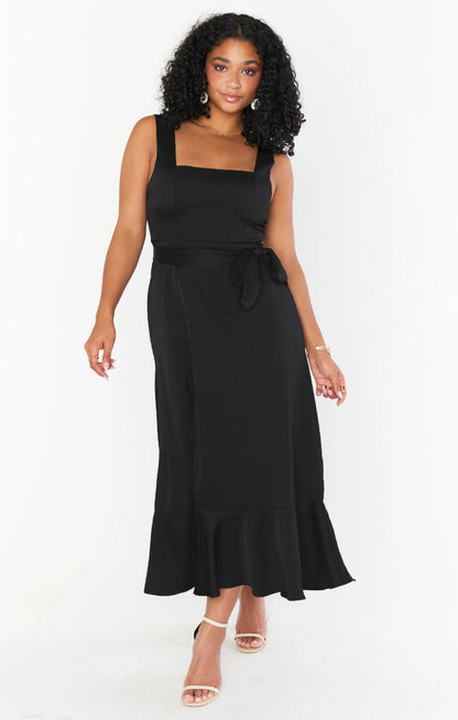 Fashion Summer Split Front Midi Dresses for Women