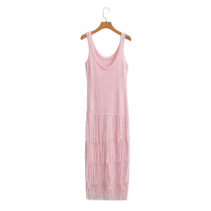 Summer Tassels Sexy Spaghetti Straps Dresses