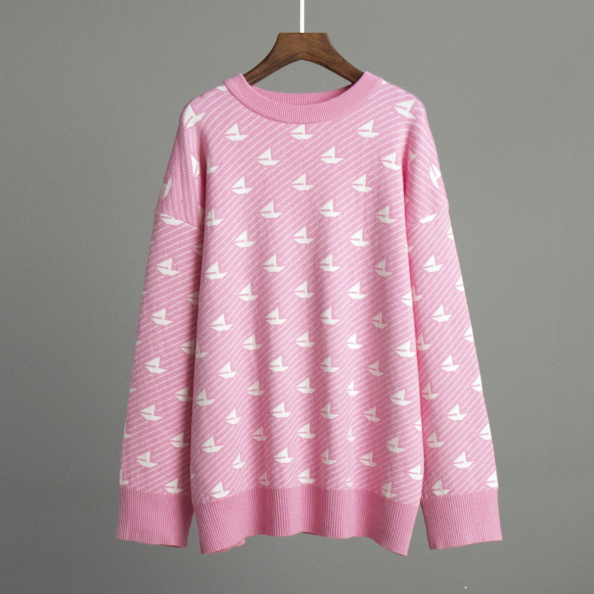 Casual Loose Knitted Pullover Sweaters for Women