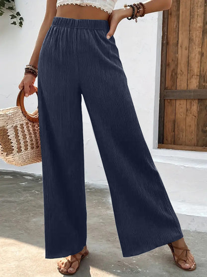 Casual Wide Legs Long Pants for Women