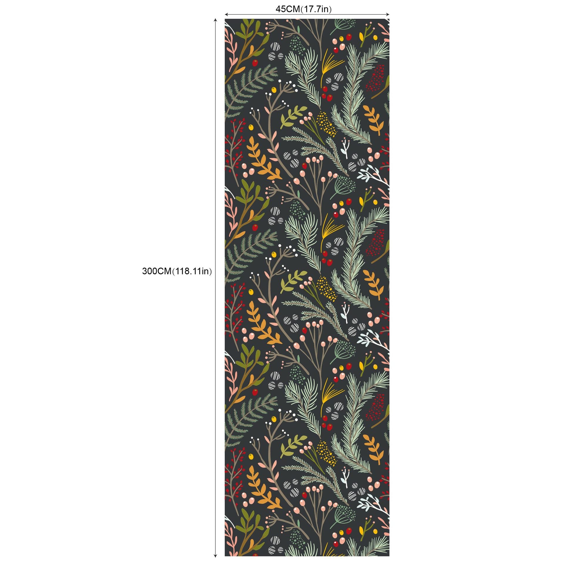 Environmental Friendly Self-adhesive Christmas Wallpaper