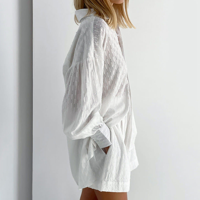 Designed Shirts & Shorts Two Pieces Suits for Women