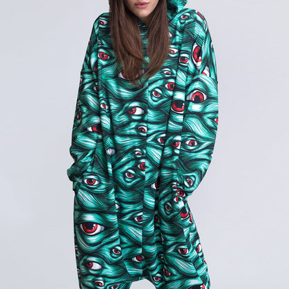 Halloween Loose Jumpsuits for Women and Men