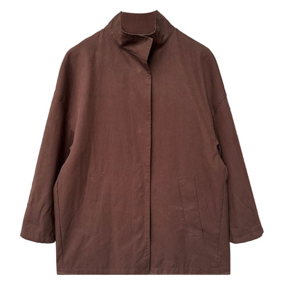 Fashion Stand Collar Oversize Coats