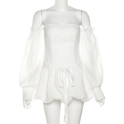 Sexy Off The Shoulder Strapless Mini Dresses