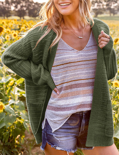 Casual Fall Knitted Cardigans