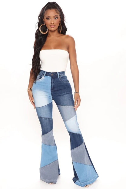 Fashion Plus Sizes Denim Jeans for Women