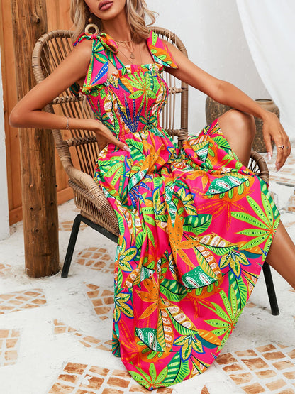 Casual Summer Straps Long Maxi Dresses