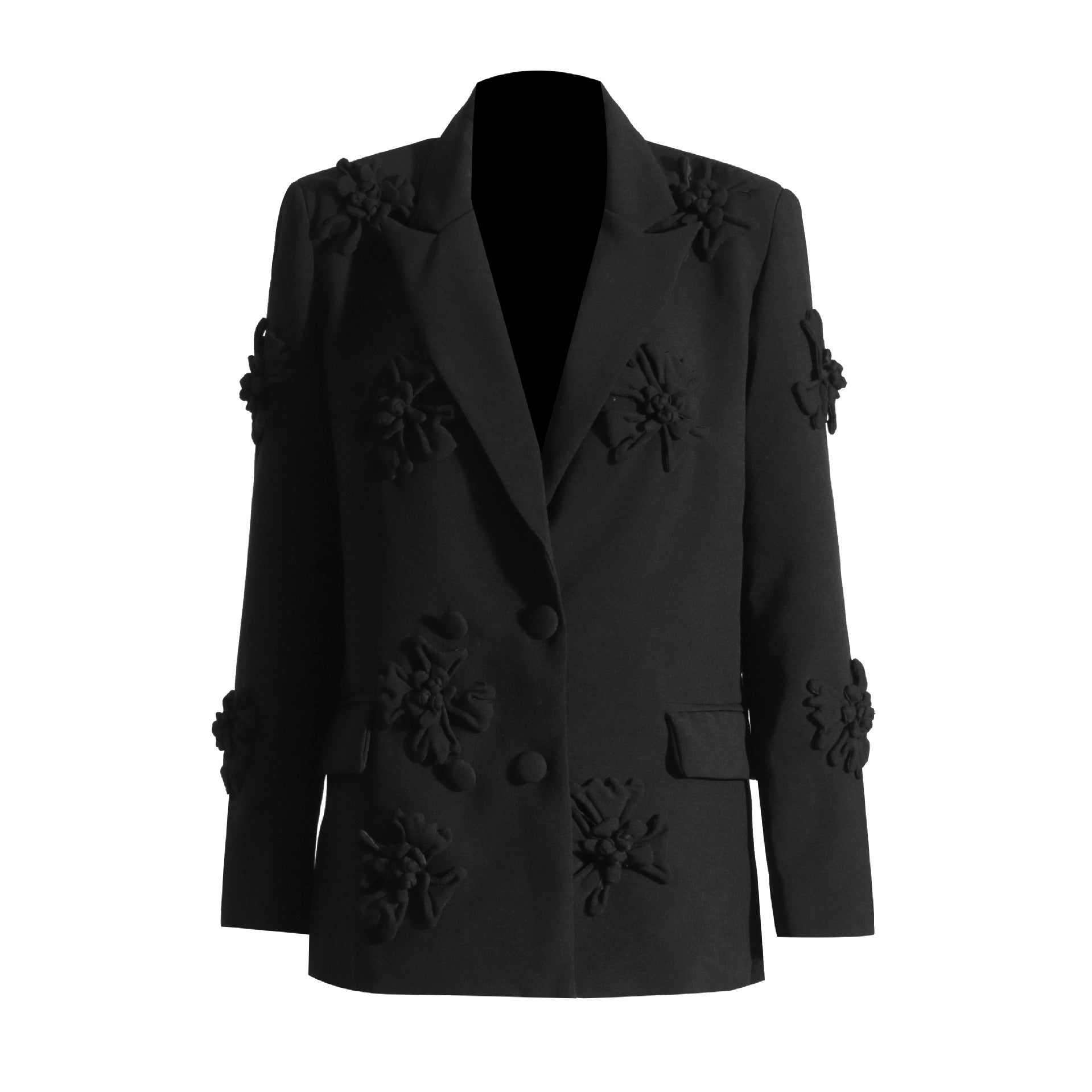 Luxury Designed 3d Floral Blazers & Trumpet Pants