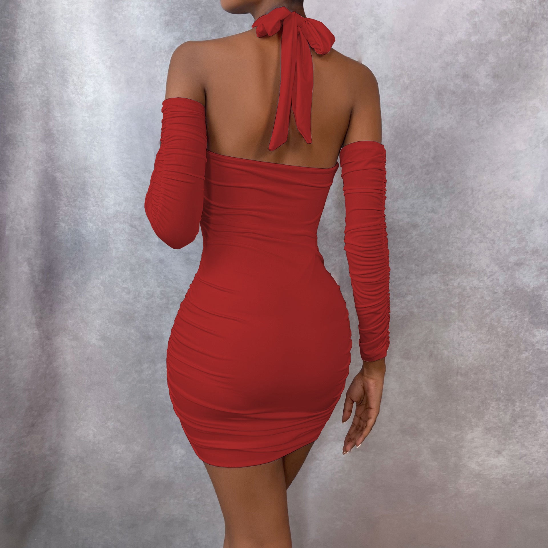 Sexy Summer Halter Sleeves Bodycon Dresses
