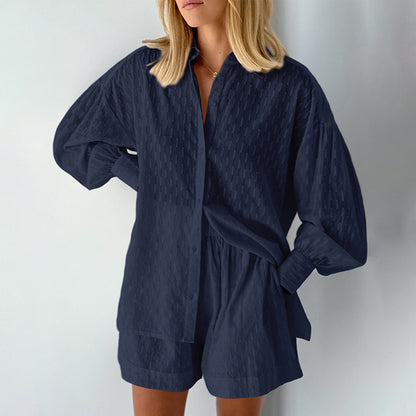 Designed Shirts & Shorts Two Pieces Suits for Women