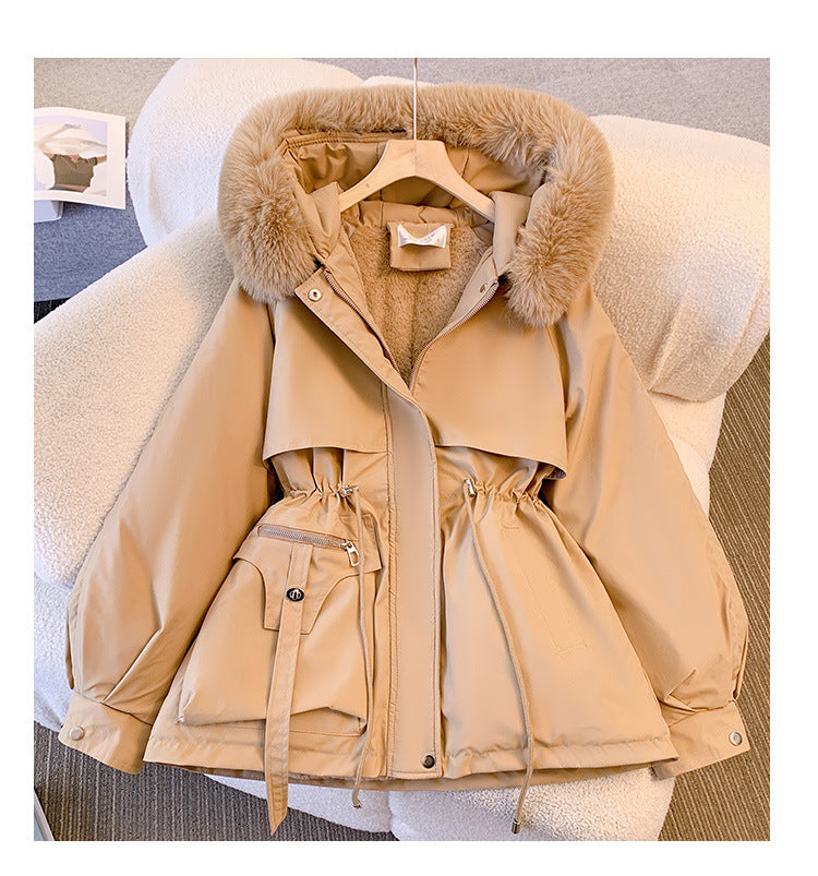 Casual Winter Short Velvet Jacket Coats for Women