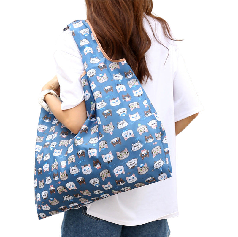 Large Capacity Foldable Reusable Waterproof Shopping Bag