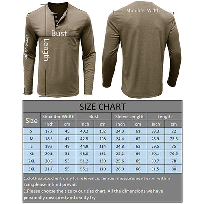 Casual Long Sleeves T Shirts for Men