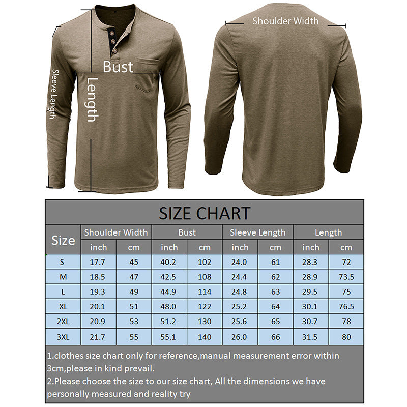 Casual Long Sleeves T Shirts for Men