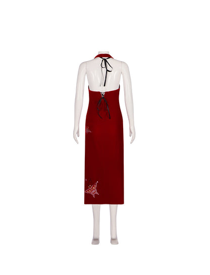 Resident Evil 4 Ada Wong Cheongsam Cosplay Costume 0501