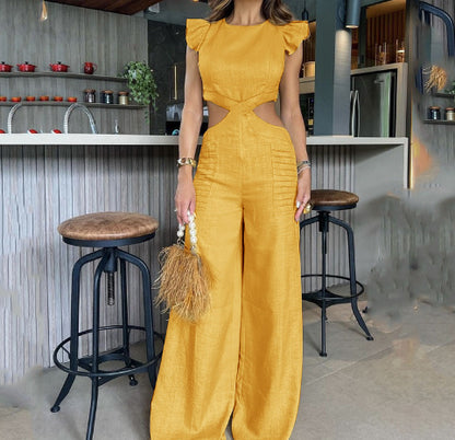 Sexy Summer Ruffled Design Jumpsuits for Women