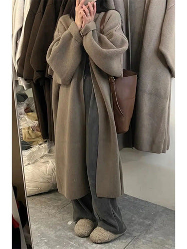 Fashion Designed Knitted Pullover Long Sweaters