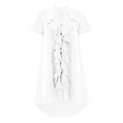 Casual Ruffled Plus Sizes Daily Dresses