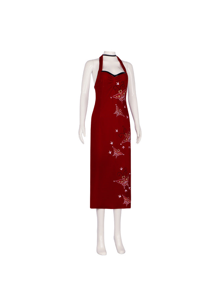 Resident Evil 4 Ada Wong Cheongsam Cosplay Costume 0501