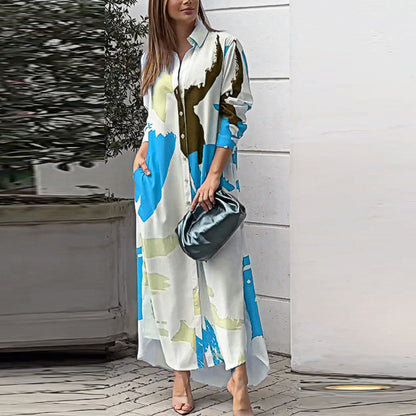 Casual Long Sleeves Shirts Dresses