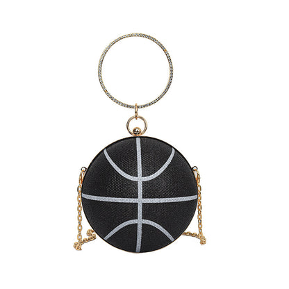 Fashion Chain Basketball Shaped Evening Bags