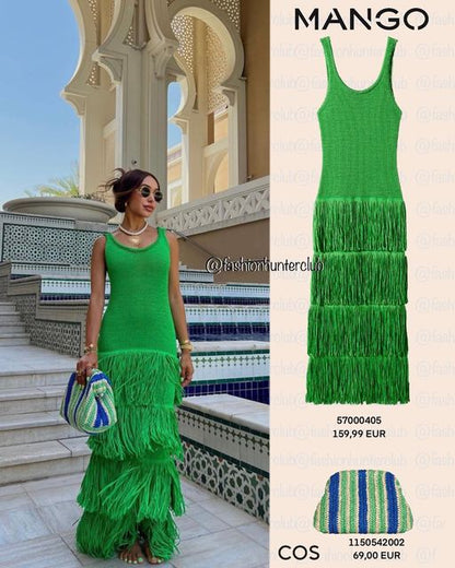 Summer Tassels Sexy Spaghetti Straps Dresses