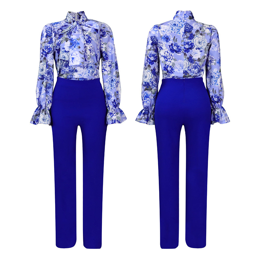 Fashion Plus Sizes Women Long Sleeves Shirts & Pants