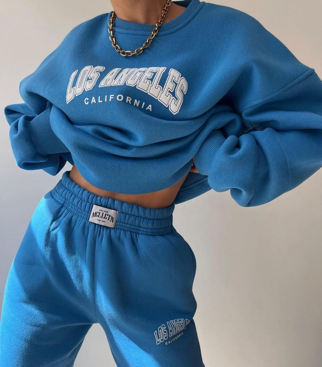 Casual Fashion Long Sleeves Hoodies and Sports Pants