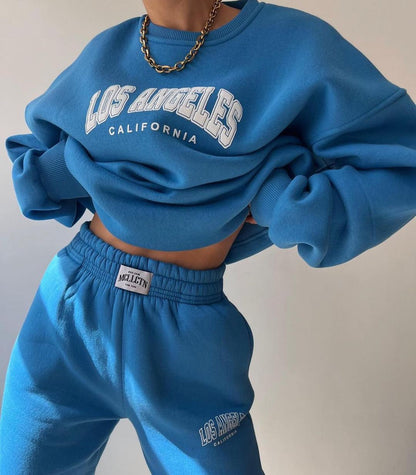 Casual Fashion Long Sleeves Hoodies and Sports Pants