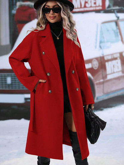 Fashion Women Midi Length Winter Coats