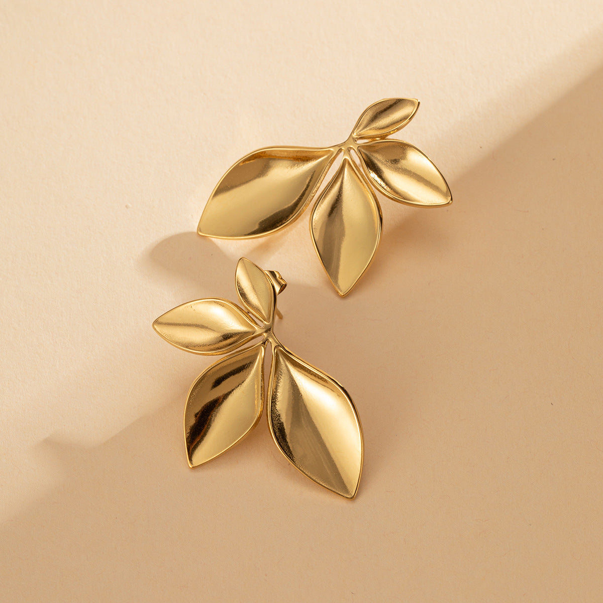 Fashion Leaf Petal Design Earrings for Women