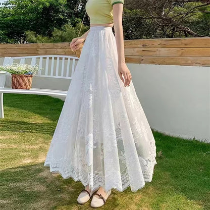 Fashion Fairy High Waist Women Long Skirts