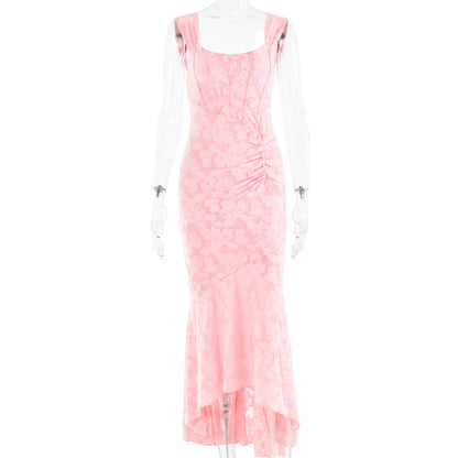 Sexy Luxury Straps Mermaid Long Party Dresses
