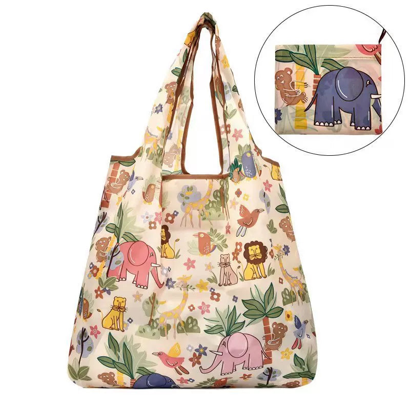Cartoon Animal Foldable Eco Shopping Bag