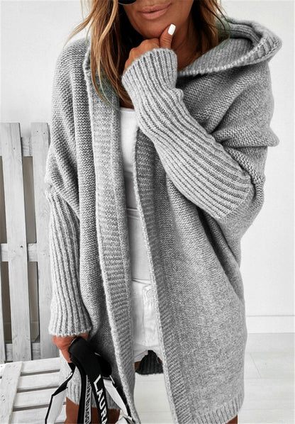 Casual Women Knitted Sweaters with Hat