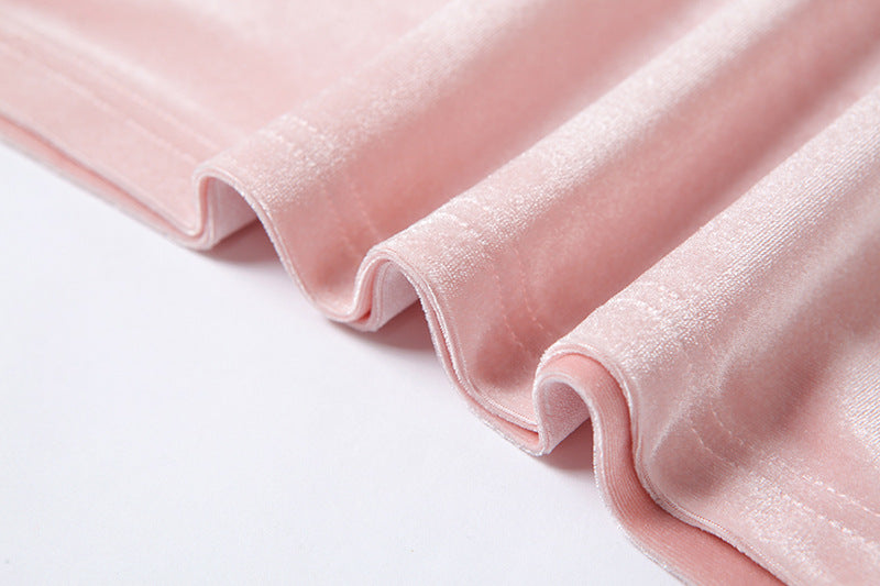 Sexy Pink Sheath Midi Dresses